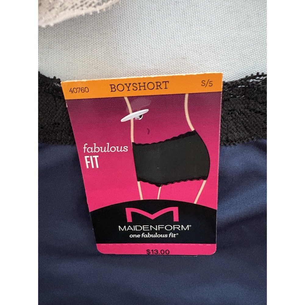 NEW Maidenform One Fab Fit Boyshort Panty 40760 Multicolor Women's Small 2 Pair - Picture 2 of 8